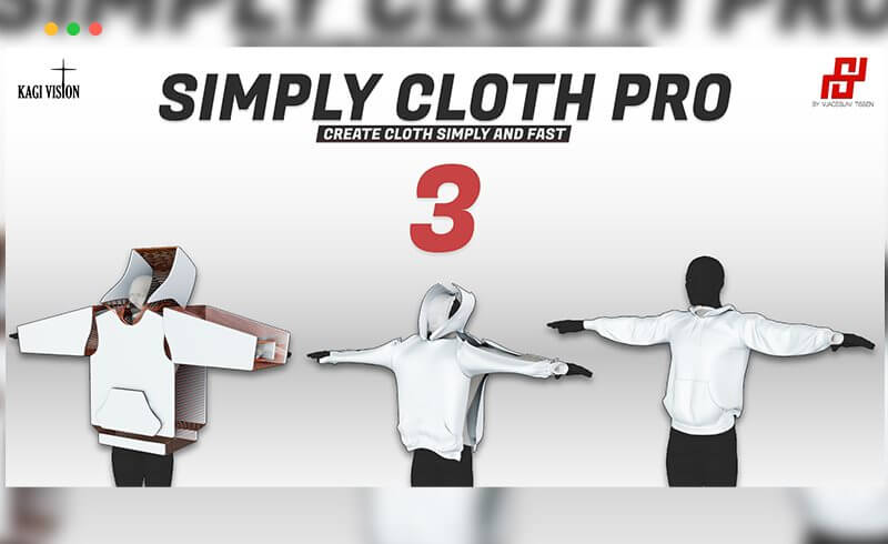 【Blender插件】 – 布料模拟插件 Simply Cloth Pro
