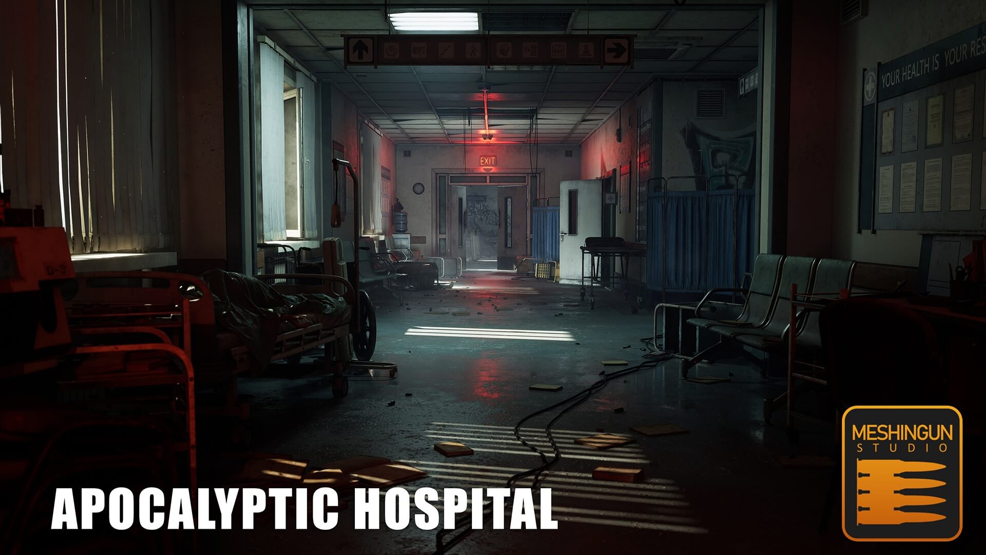 【UE4/5】世界末日医院环境-Apocalyptic Hospital