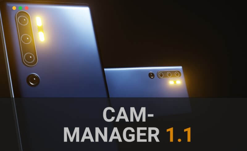 【Blender插件】– 相机管理插件 Cam-Manager