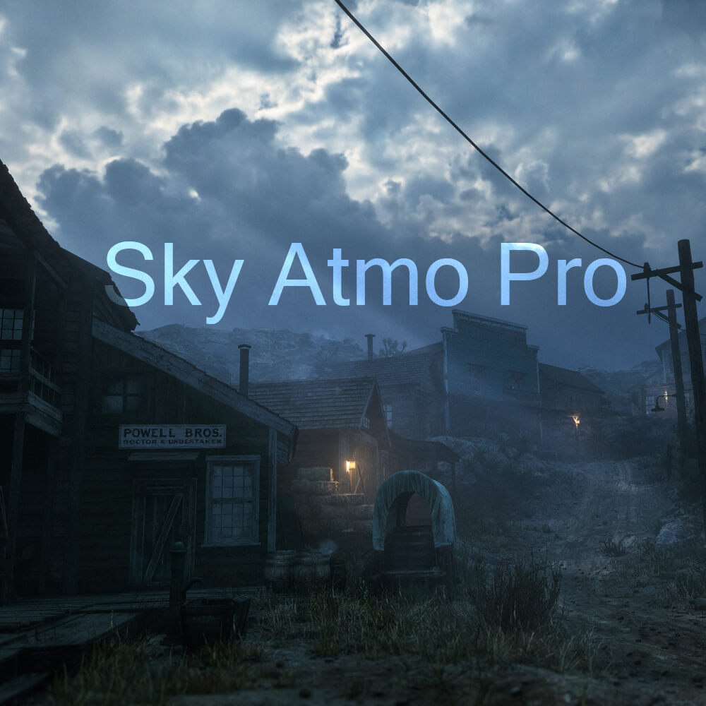 【UE5】影视级天空大气蓝图工具 – Sky Atmo Pro_BP