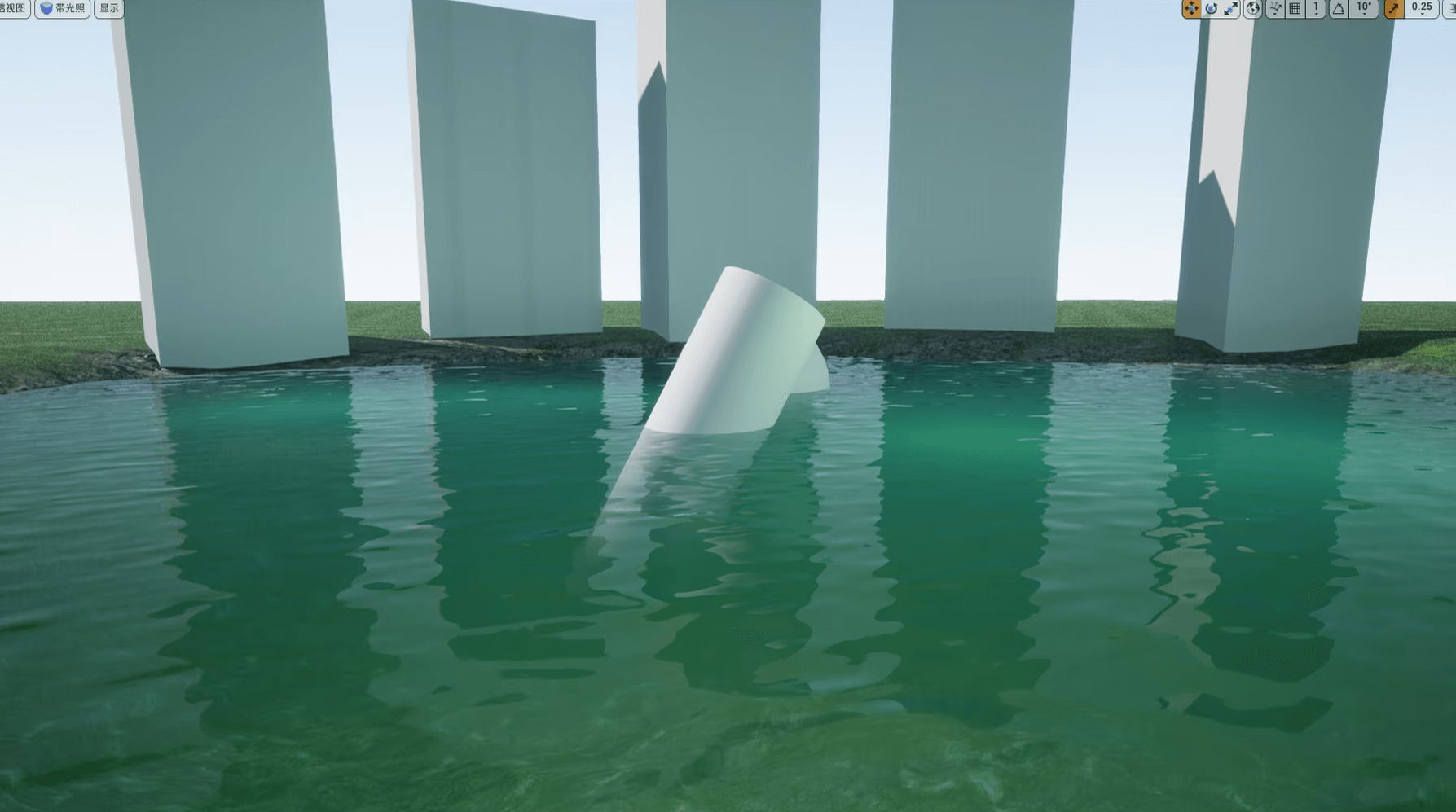【UE4/5】动态水材质-RealDynamicWater_CreateAnyWater