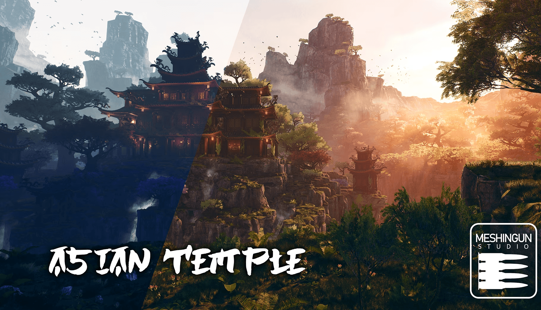 【UE4/5】中国风场景-Asian Temple Pack