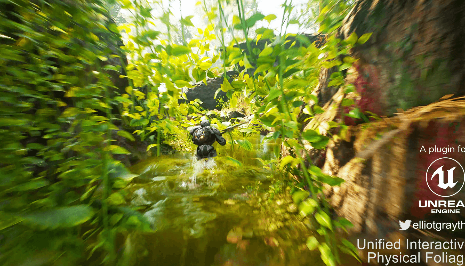 【UE4/5】植物交互碰撞插件-UIPF – Unified Interactive Physical Foliage