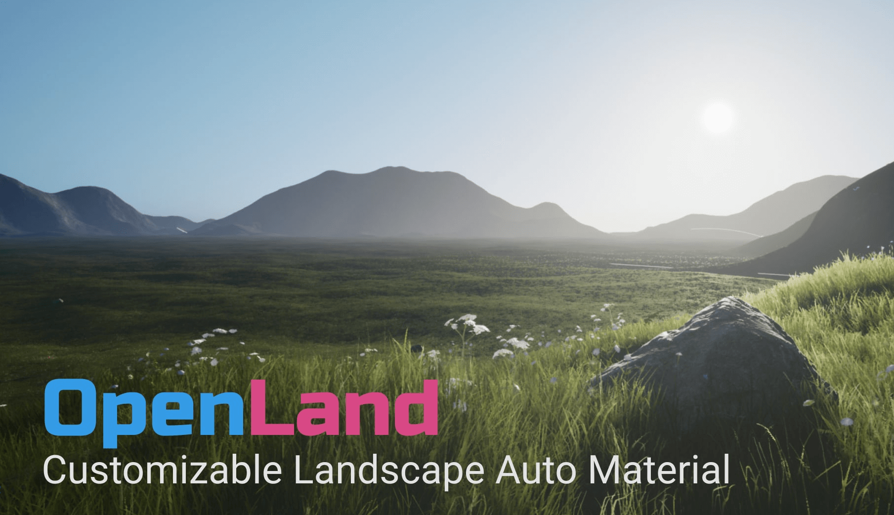 【UE4/5】开放世界自定义自动地形材质-OpenLand – Customizable Landscape Auto Material V4