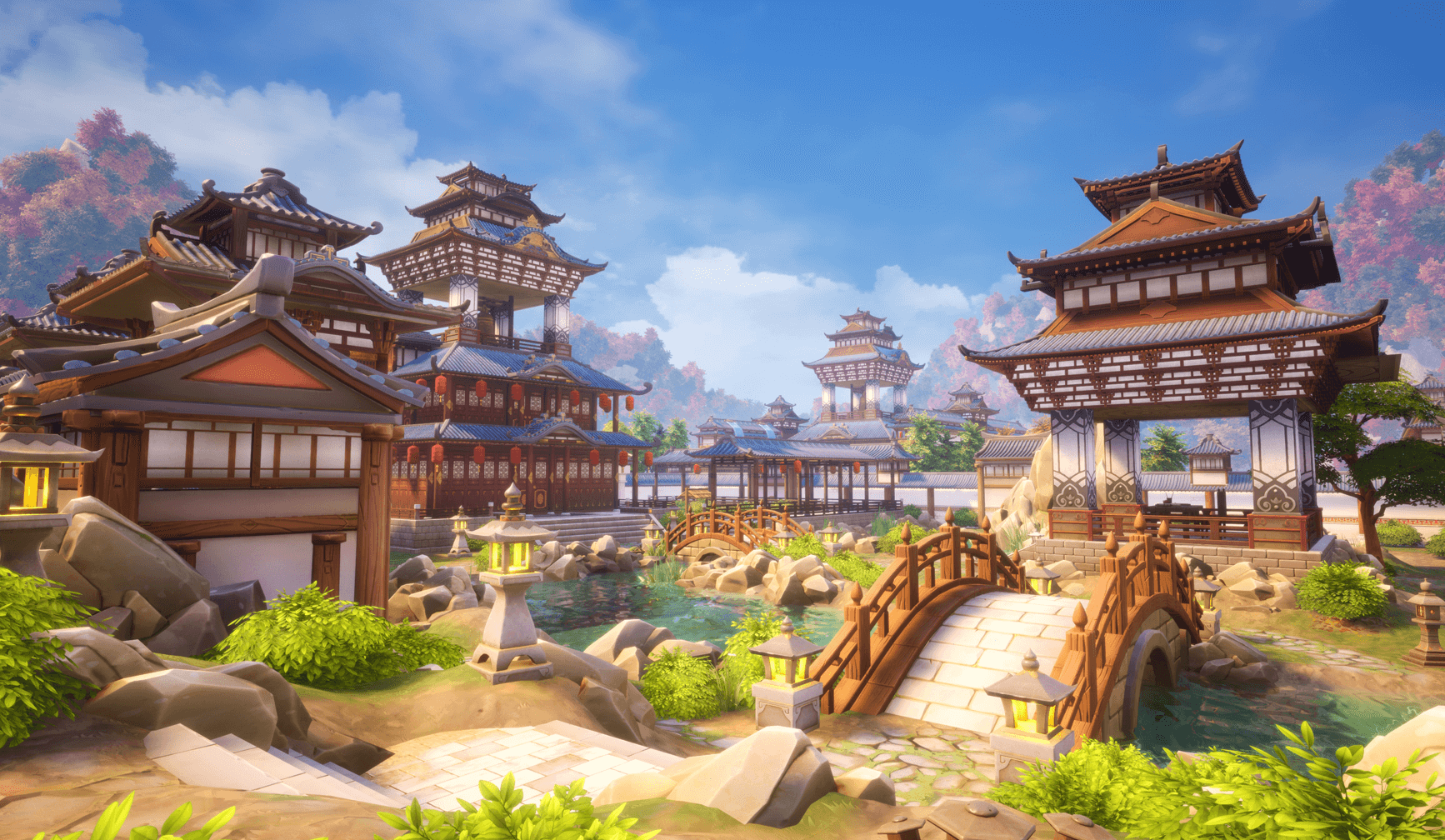 【UE4/5】风格化中国古代建筑 – Fantasy Asian Palace Asset Pack