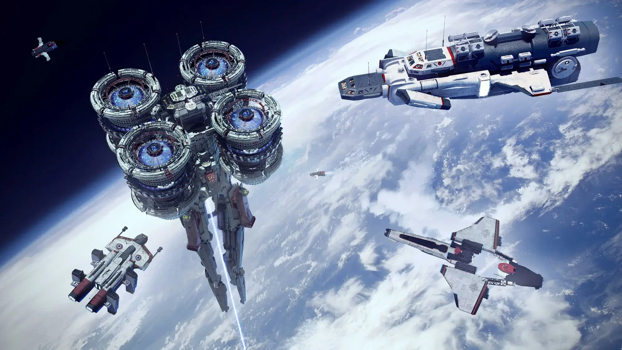 【Kitbash3d】科幻宇宙飞船-Veh Spaceships