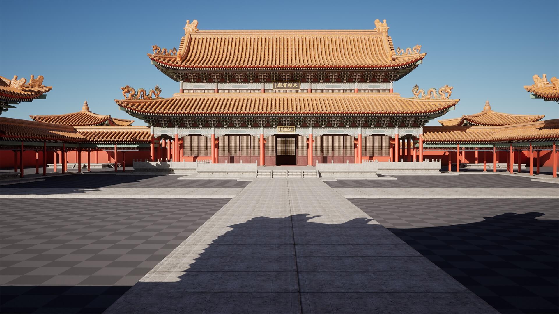 【UE4/5】古代皇宫建筑-Asian Modular Temple
