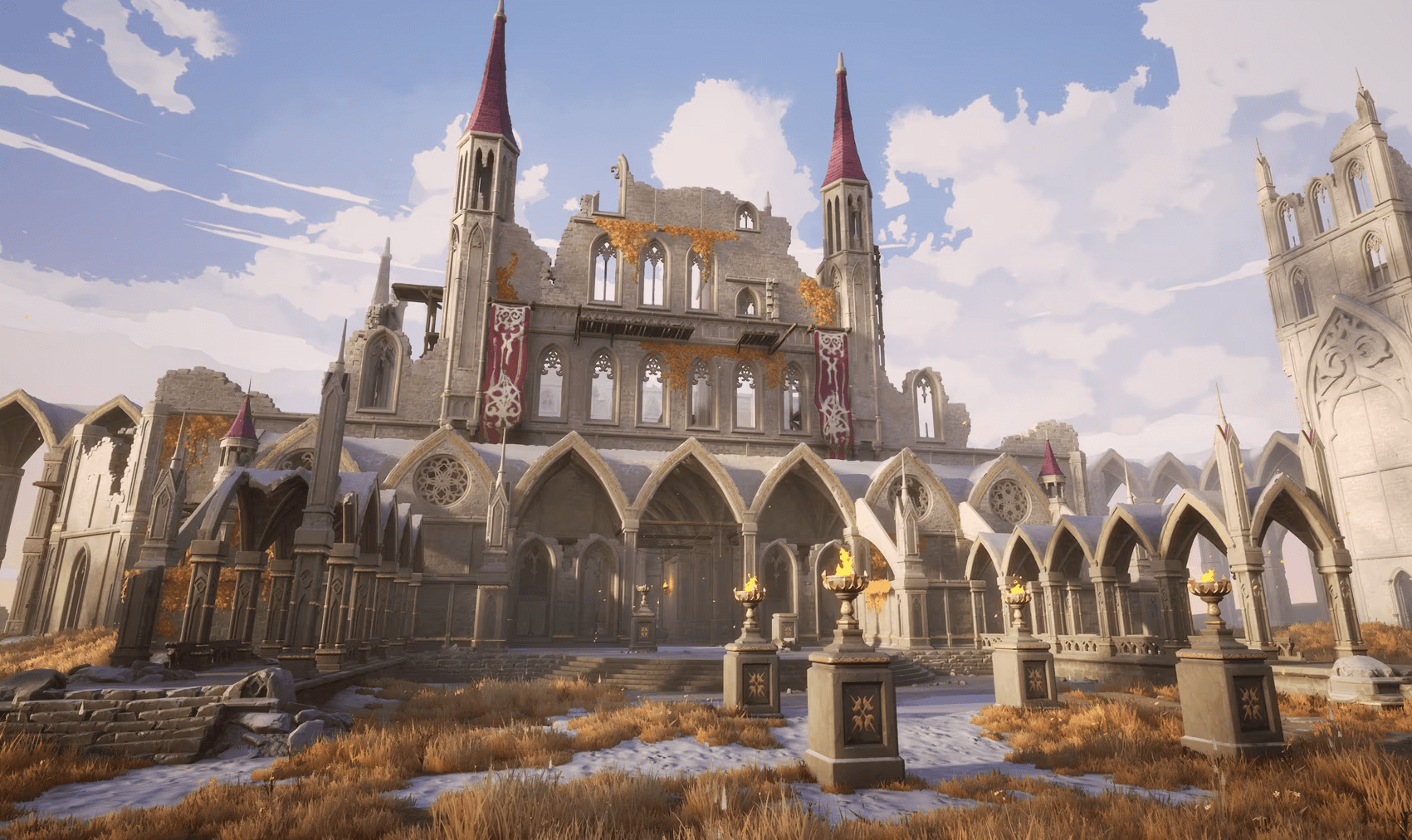 【UE5】哥特奇幻城堡教堂-Fantasy Gothic Pack