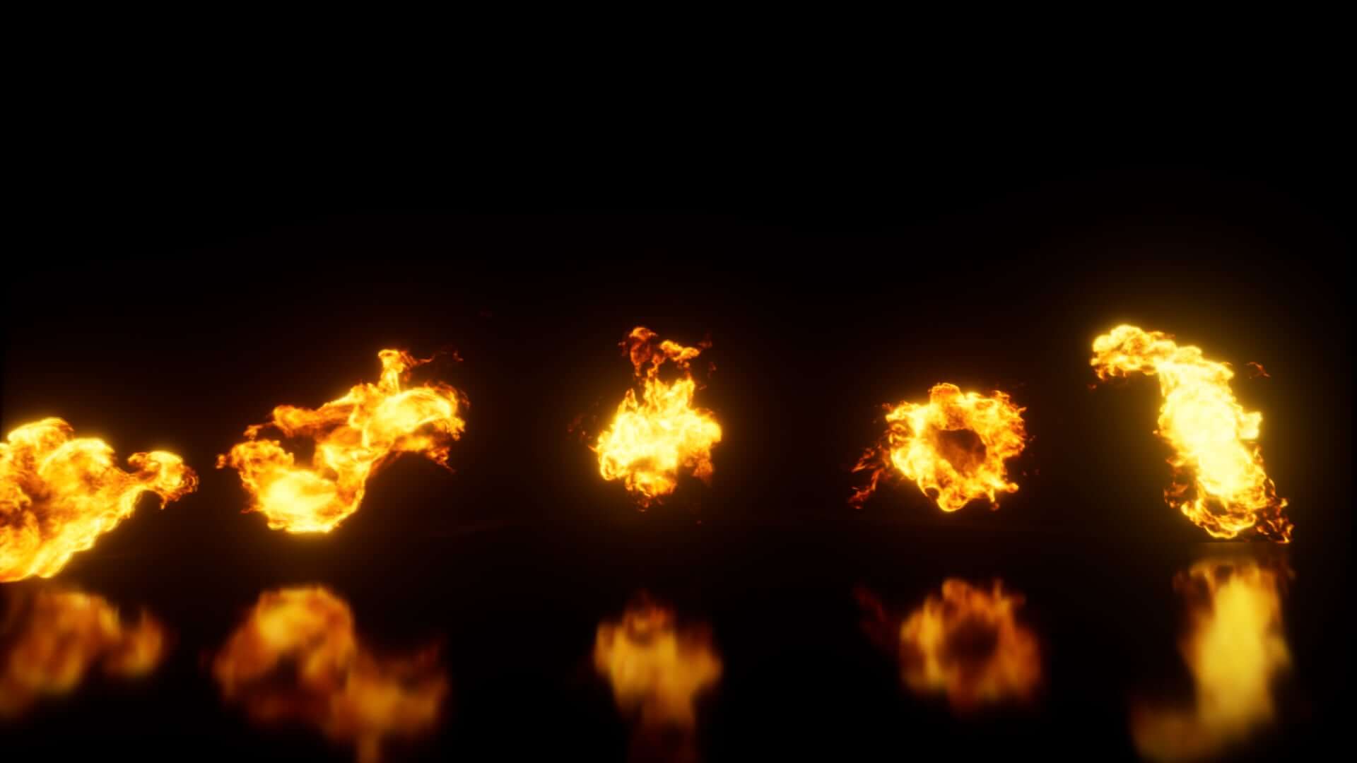 【UE4/5】真实火焰特效 – Real Fire Pack 2d Effect Pack
