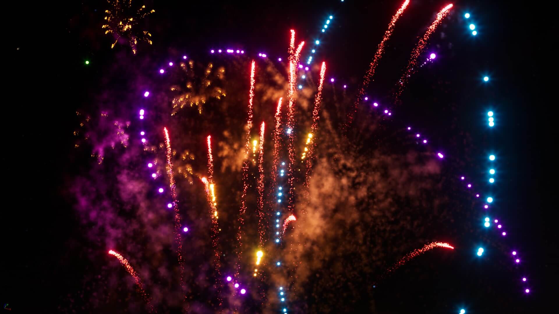 【UE4/5】烟花庆典特效-Fireworks Niagara FX