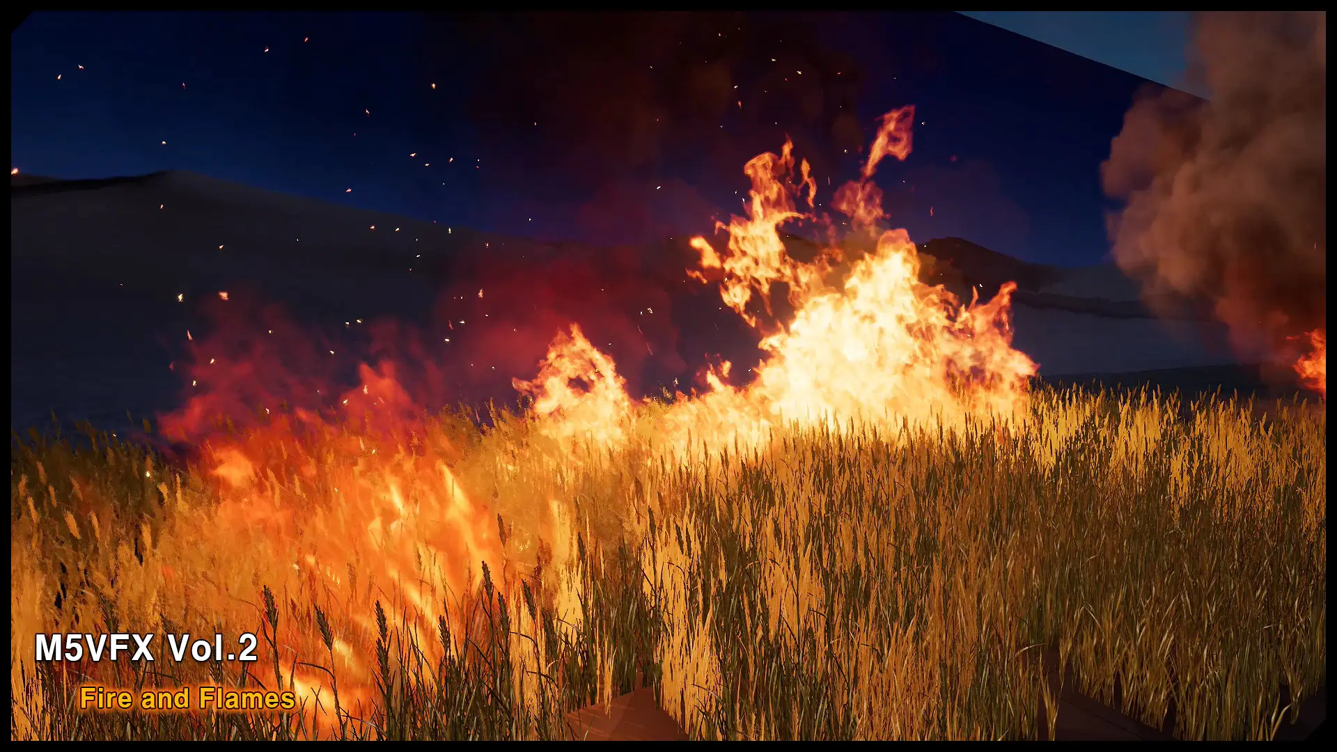【UE4/5】火焰特效 – M5 VFX Vol2. Fire and Flames(Niagara)