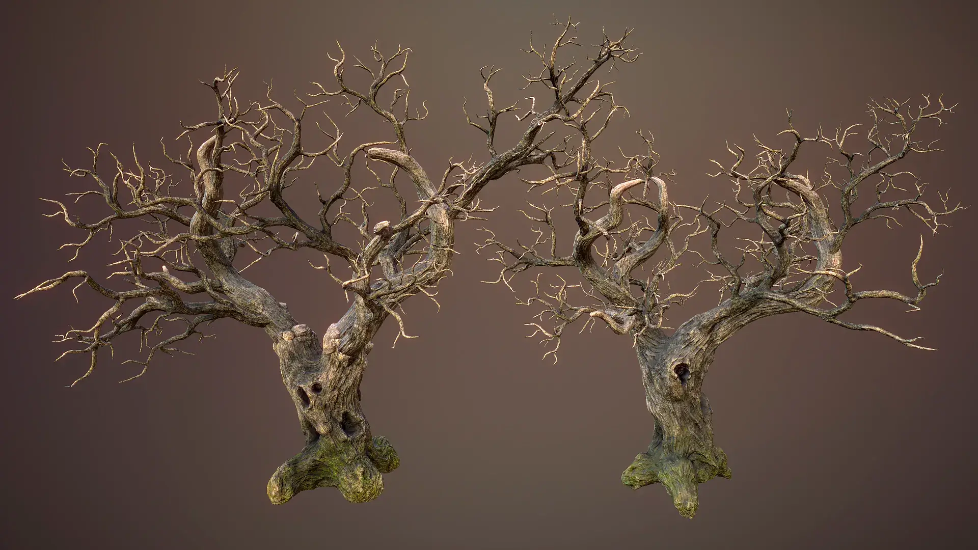 【UE4/5】枯萎的树木-Dried trees
