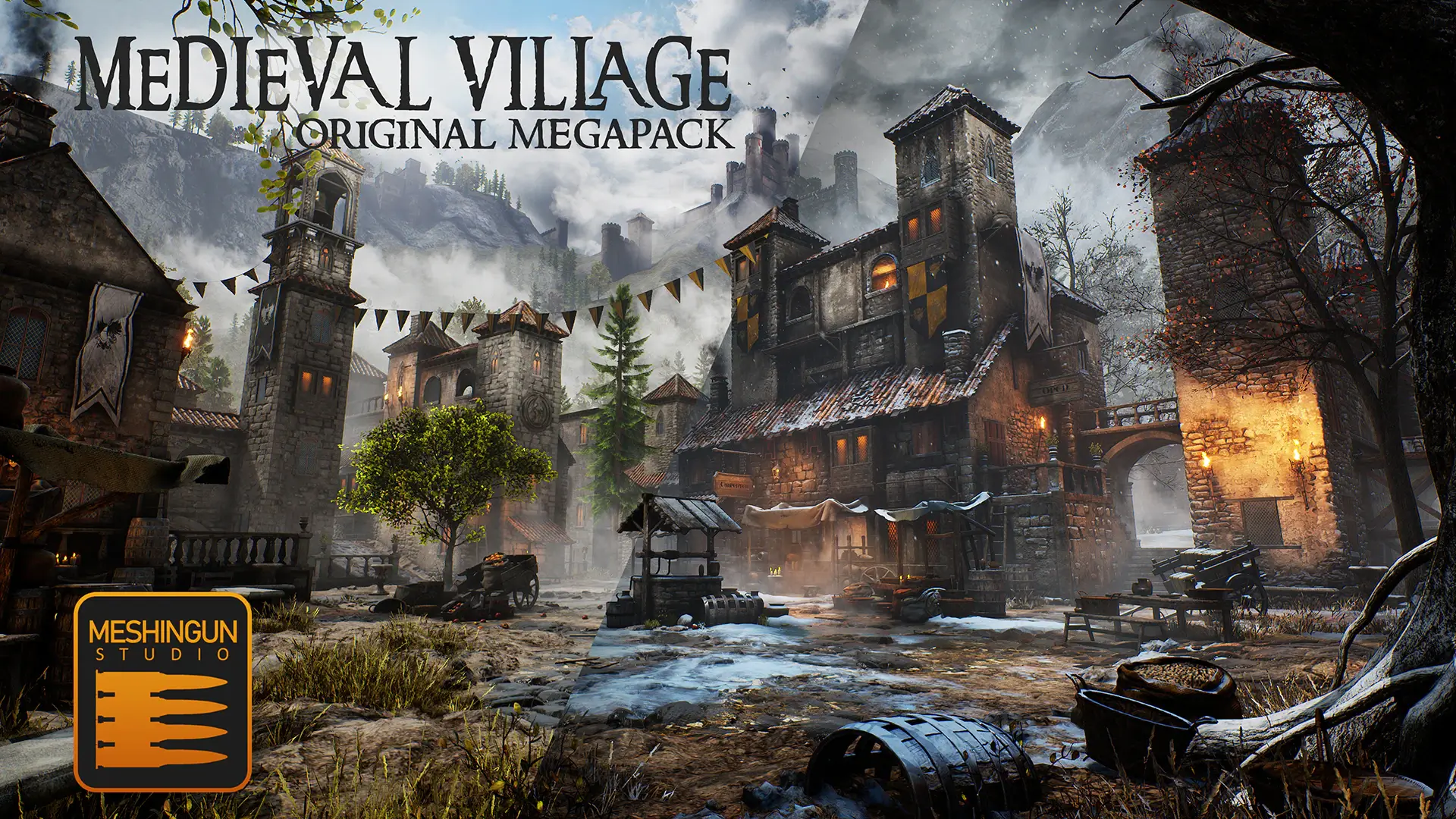 【UE4/5】中世纪村庄 – Medieval Village Megapack