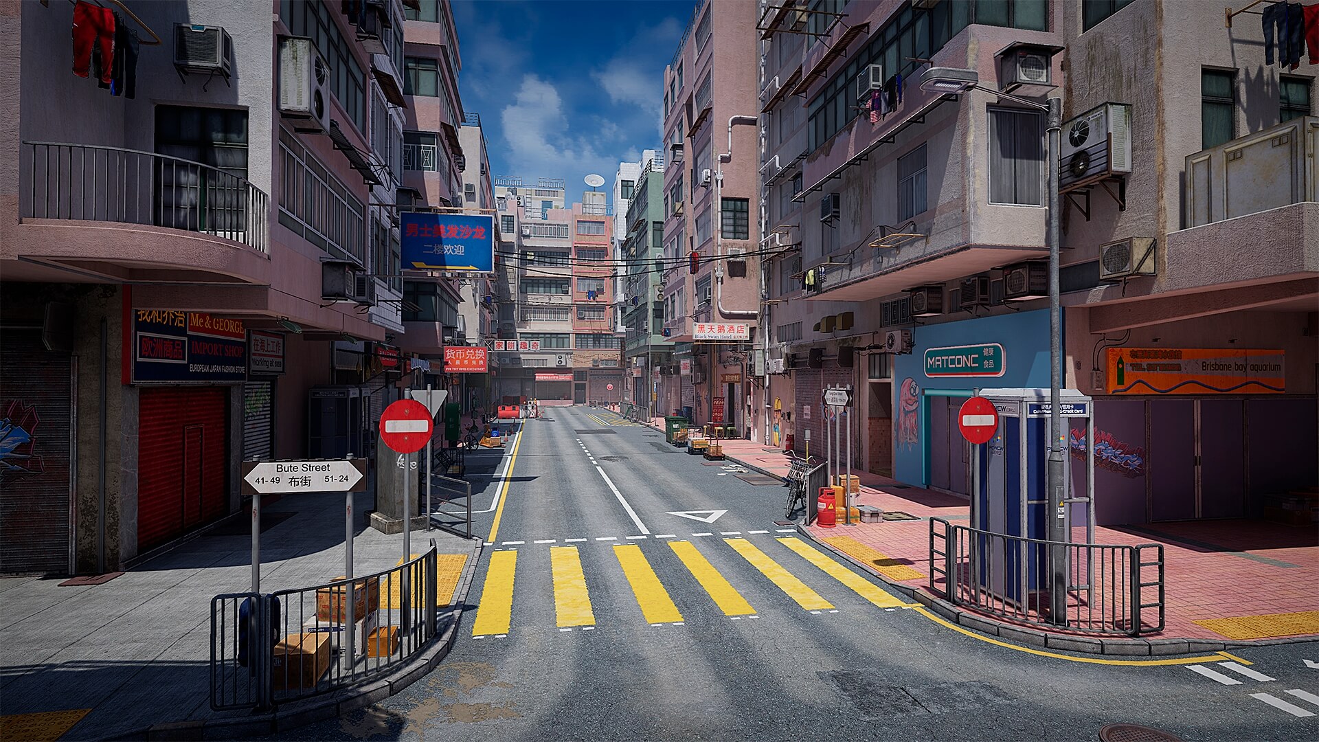 【UE4/5】香港街道 – Hong Kong Street