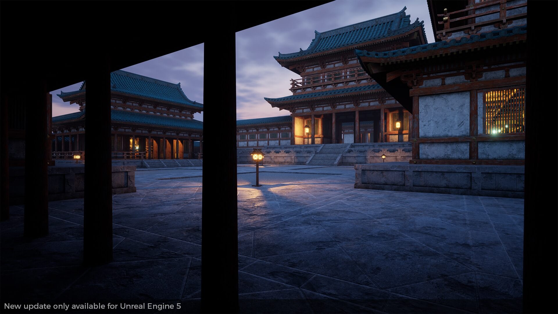 【UE4/5】日式寺庙- Japanese Modular Temple