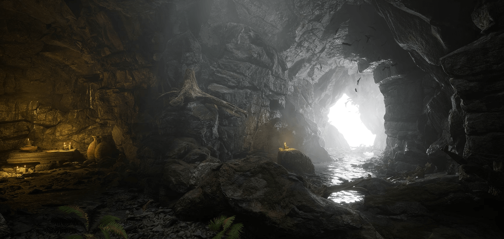【UE4/5】失落的寺庙洞穴-[SCANS] Lost Temple Cave