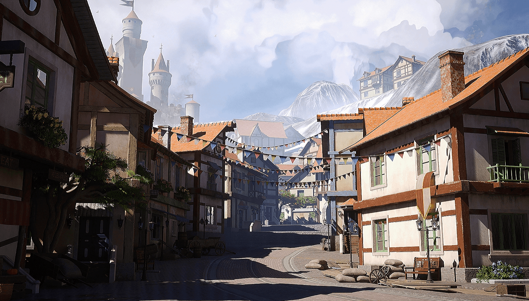 【UE5】模块化中世纪小镇 – Modular Medieval Town – Medieval Town
