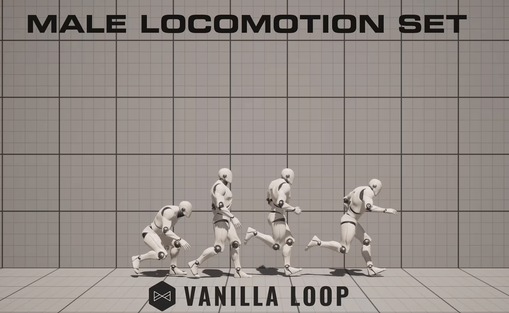 【UE5】综合动态动画包 – Male Locomotion Set