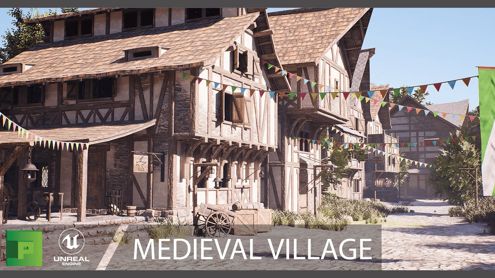 【UE4/5】中世纪村庄 – Medieval Village