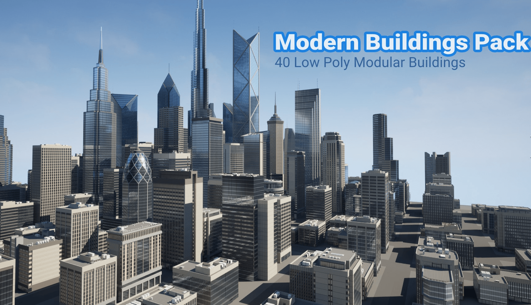 【UE5】现代建筑包 – Modern Buildings Pack