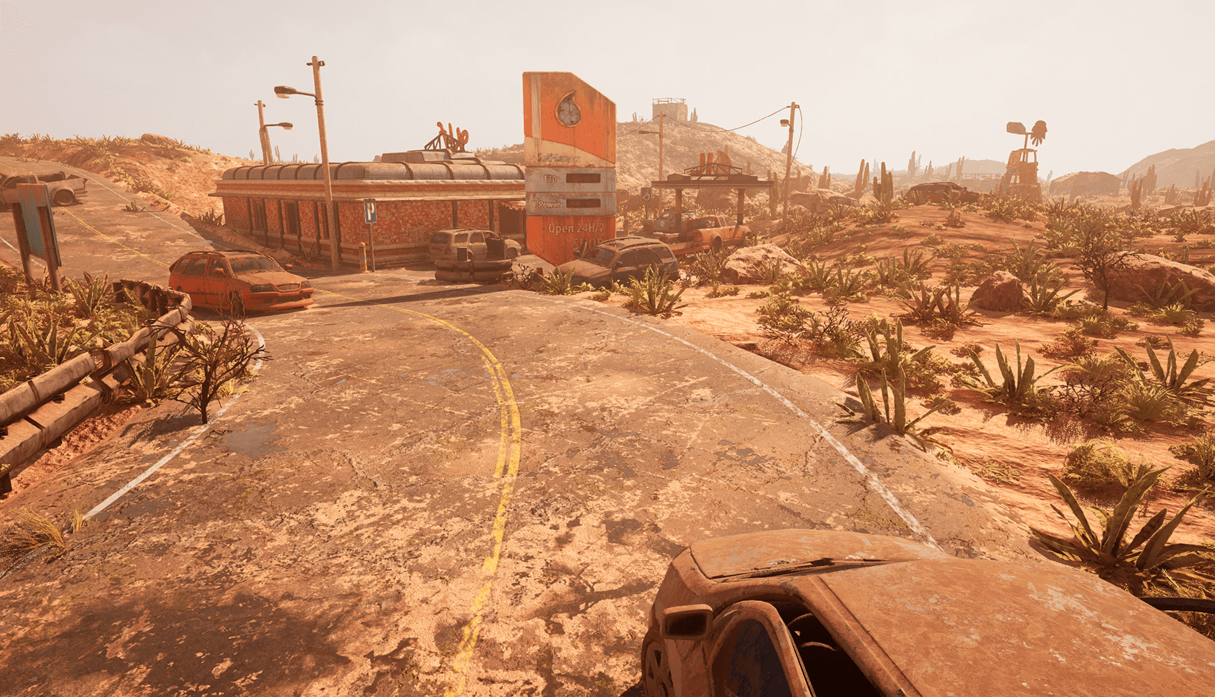 【UE4/5】废弃沙漠加油站-Post Apocalyptic Desert